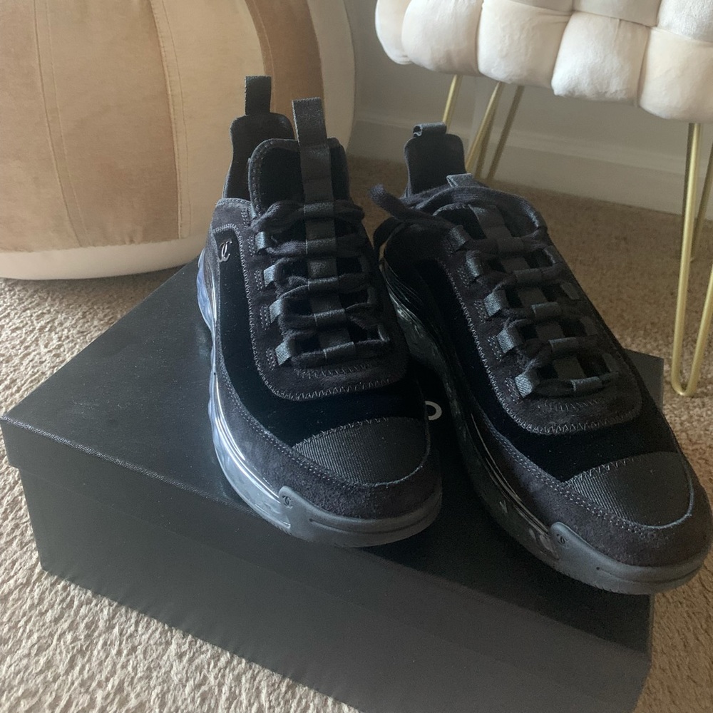 Black Chanel Trainer